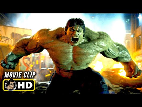 THE INCREDIBLE HULK (2008) Hulk Confronts Abomination [HD]