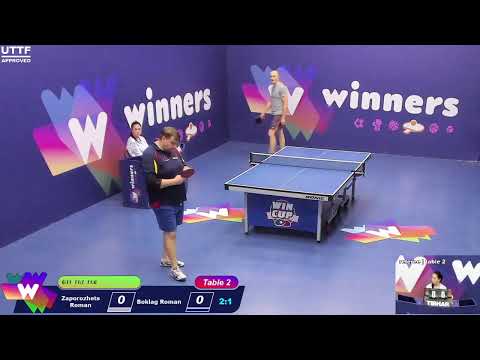 WINners CUP table 2  03.01 Zaporozhets Roman - Boklag Roman   13:30