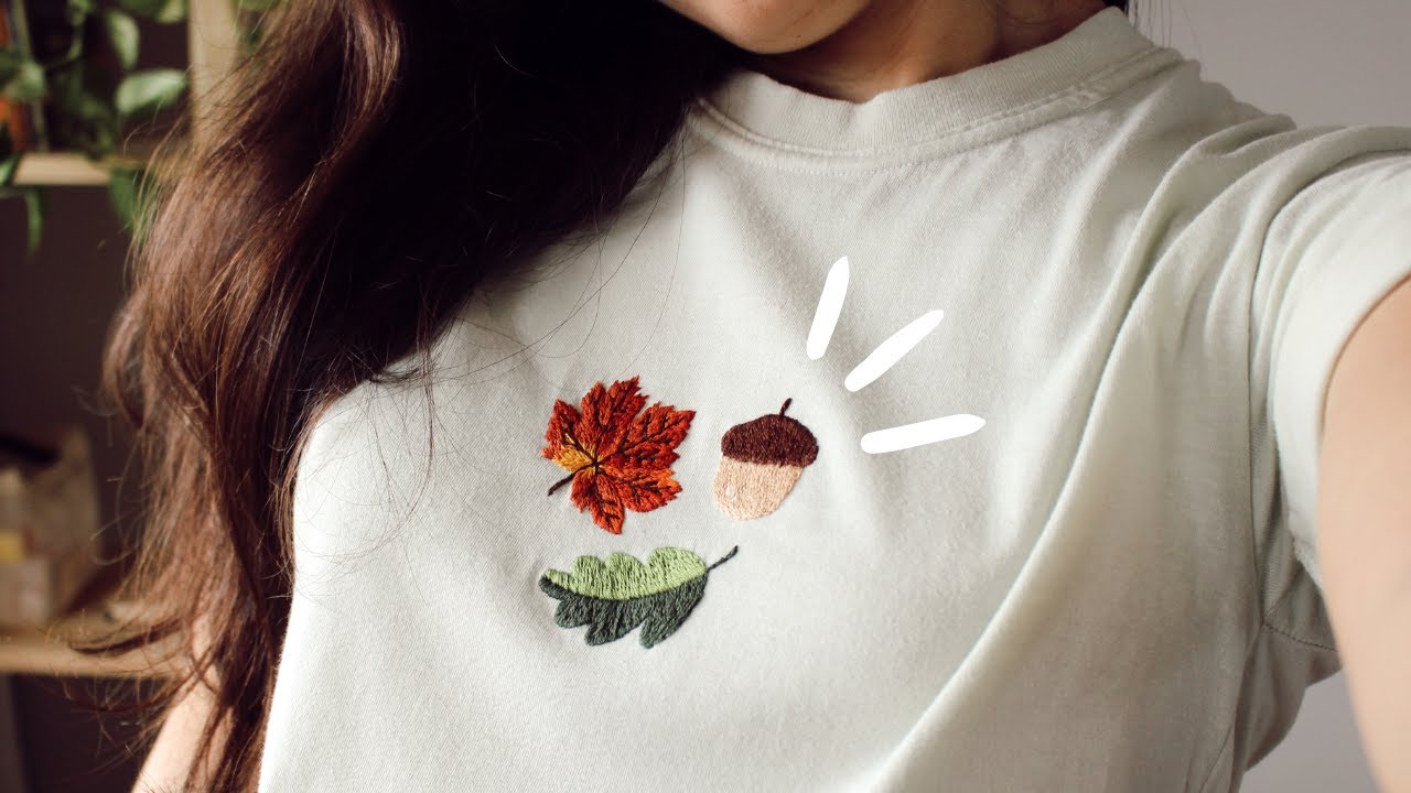 Bordando uma camisa 🍂