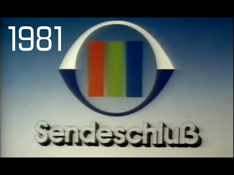 NDR-RB-SFB Sendeschluss mit Heidrun v. Goessel (01.12.1981)