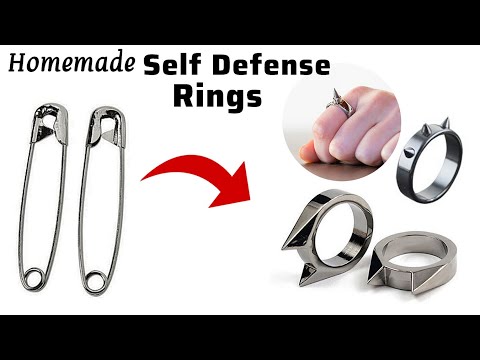 DIY Homemade self defense rings/how to make rings/how to make ring/rings making/homemade rings