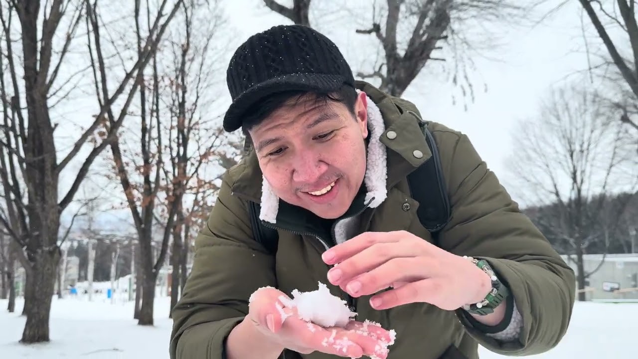 Aku Pertama Kali Sentuh Salju