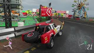 Forza Horizon４をOBSのウィンドウキャプチャしたらこんな感じになった失敗作