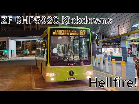 [SMRT]Powerful ZF Kickdowns! - SMB57Y On 67 - MB OC500LE