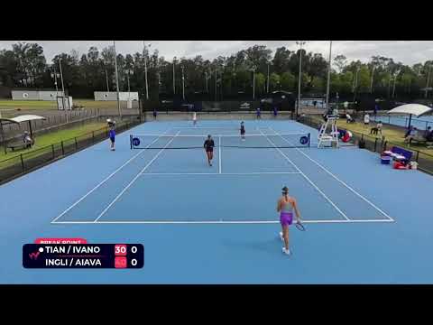 Fangran Tian Valentina Ivanov vs Maddison Inglis Destanee Aiava Doubles QF W75 Sydney 19 November 20