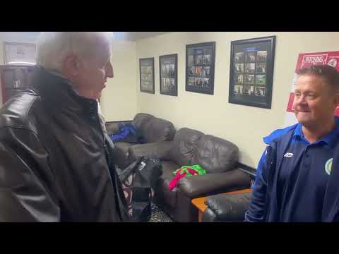 Joint Manager Tommy Brookbanks Post Carlton Town V Wisbech Town | Interview