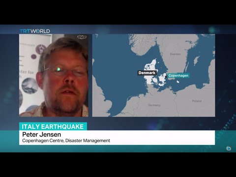 Italy Earthquake: Interview with Peter Jensen, Copenhagen Centre, Disaster Management