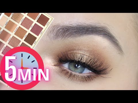 FIVE minute EASY HALO TECHNIQUE!! Full Bloom Palette By Tarte!!