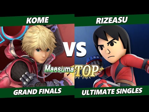 [OFFLINE ULTIMATE] Maesuma Top #4 GRAND FINALS - Rizeasu (Mii Brawler, Marth, Robin) Vs Kome (Shulk)