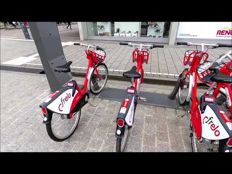FRELO Freiburg Fahrradverleih Fahrrad nextbike Europaplatz