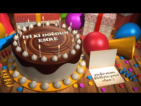 İyi ki doğdun Emre | Emre İsmine Özel Doğum Günü Şarkıları | Mutlu Yıllar Emre