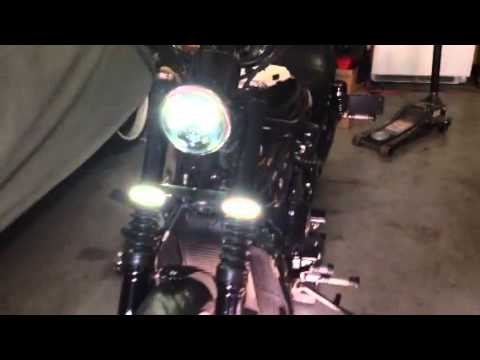 Snap on Led daytime running lights / turn signals for V-Rod
