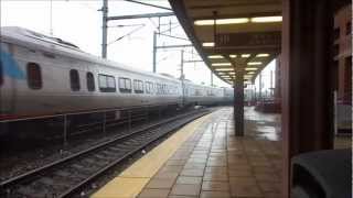 preview picture of video 'Acela Express and Northeast Regional at New London (HD)'