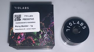 710 Labs Rosin Persy Badder Review (Mango Banana #9 + Jackson Heightz) 