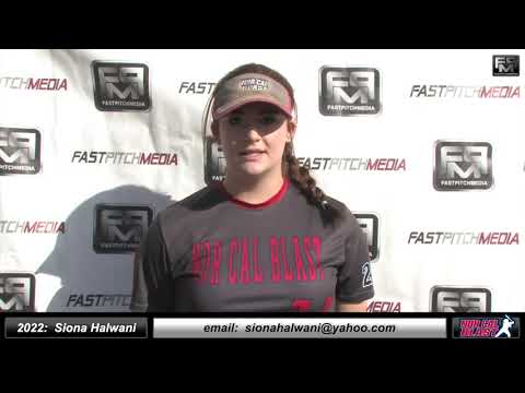 2022 Siona Halwani 3.62 GPA - Athletic Pitcher Softball Skills Video - Norcal Blast