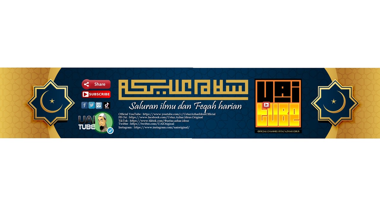 🔴LiveUAI 27/08/2026 Kuliah Maghrib Bulanan - Ustaz Azhar Idrus