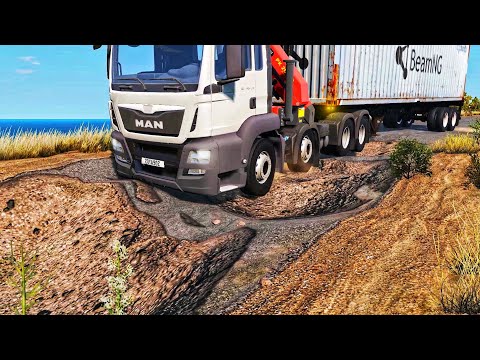 Trucks vs Potholes | BeamNG.Drive