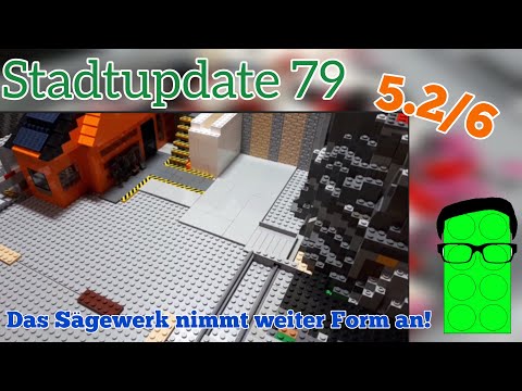 LEGO Stadtupdate #79 | Bau einer Legostadt Teil 80 | Das Sägewerk bekommt einen Boden!