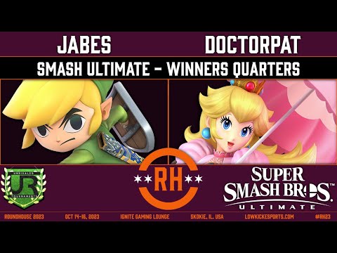 Roundhouse 2023 WINNERS QUARTERS - Jabes (Toon Link) vs Doctorpat (Peach) - Smash Ultimate