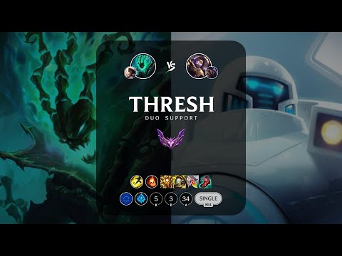 Thresh Support vs Blitzcrank - EUW Master Patch 13.4
