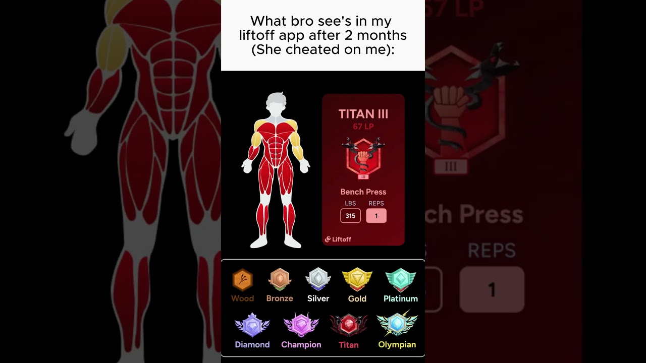 What bro see's in my liftoff app after 2 months #liftoff