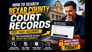 How to search Bexar county court records | Step-by-Step sccess without confusion