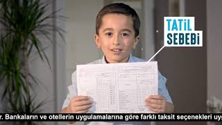 Tatil Sebebi, Karne - TATİL SEPETİ Reklamı 👦🏻 📔 🎒