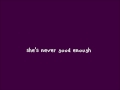 Never Good Enough - Rachel Ferguson with ...