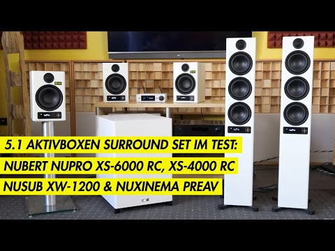 Test: Nubert nuPro XS-6000 RC, XS-4000 RC, nuSub XW-1200, nuXinema preAV - Kabelloses 5.1-Set