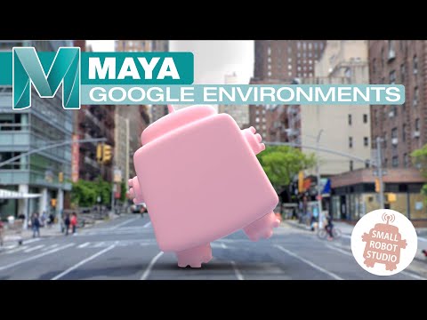 Maya Google Street View Environment Lights Tutorial