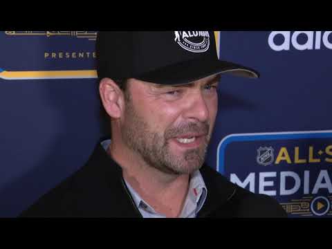 Curtis Joseph talks at 2020 NHL All-Star media day
