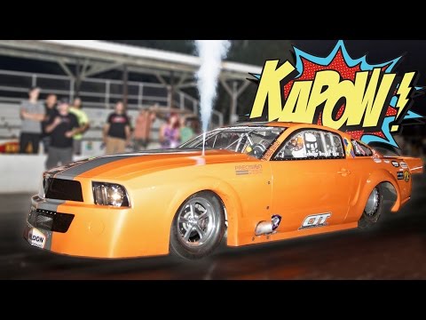 NITROUS Mustang BLOWS UP Motor and WINS $4,000! Video