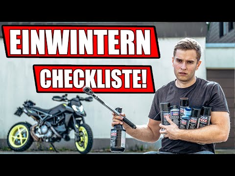 HOW TO WINTERIZE YOUR MOTORCYCLE: CHECKLIST!