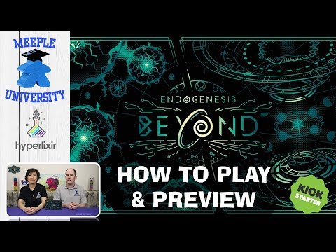 Endogenesis Beyond Expansion Board Game – How to Play. By Stella & Tarrant. A Kickstarter Preview.