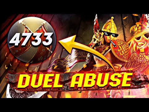 5000 Duel Damage Legion Commander [Legion Commander + Berserker] = Duel Abuse in Custom Hero Clash!