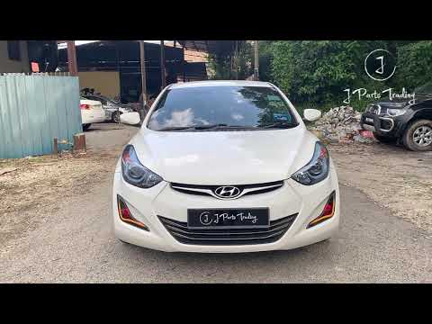 Hyundai Elantra MD Facelift DRL Fog Light Modified Dynamic Startup Sequential Signal