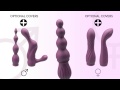 Вібратор двосторонній Adrien Lastic AD-2X з пультом LRS