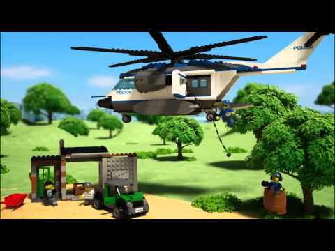 Vidéo LEGO City 60046 : L'intervention de l'hélicoptère en forêt