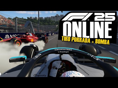 PLAYING F1 25 ONLINE MODE WITH THE BOSS - LOTS OF FIGHTING AND FIGHTING!!!