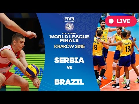 Serbia v Brazil - Group 1: 2016 FIVB Volleyball World League
