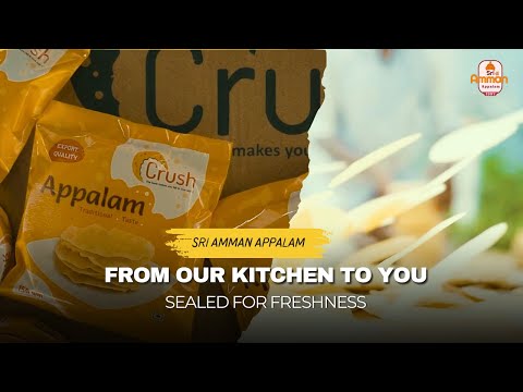 From Our Kitchen to You | Sri Amman Appalam | Coimbatore