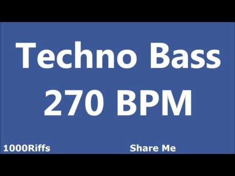 Techno Bass E2 Metronome : 270 BPM