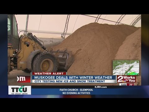 Muskogee Deals With Winter Weather