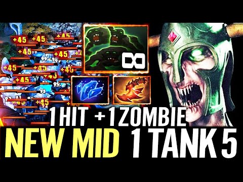 🔥 1 TANK 5 Undying NEW MID — Shard + Overwhelming Blink 1 HIT +1 ZOMBIE IMBA META Dota 2 Pro