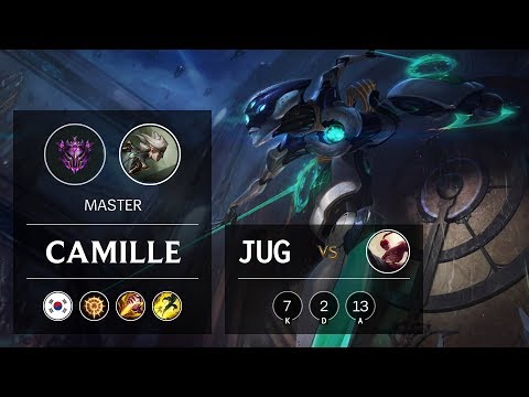 Camille Jungle vs Lee Sin - KR Master Patch 9.16