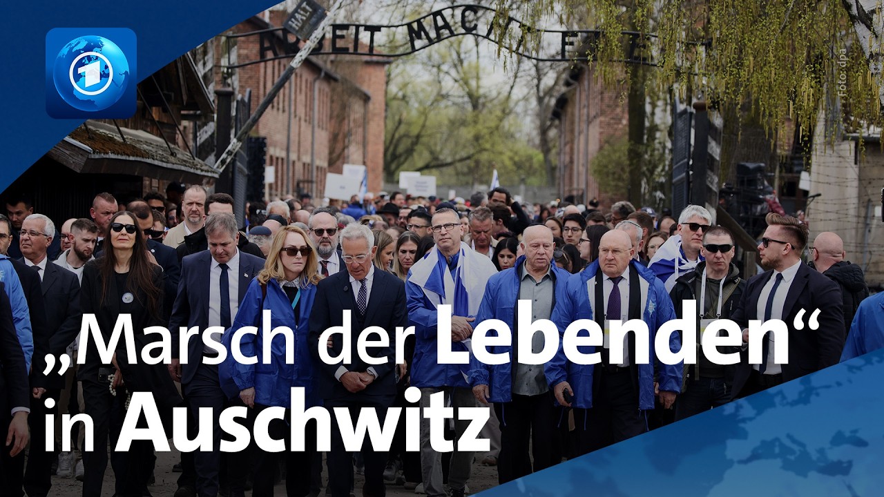 „Marsch der Lebenden“: Tausende erinnern an die Opfer des Holocaust