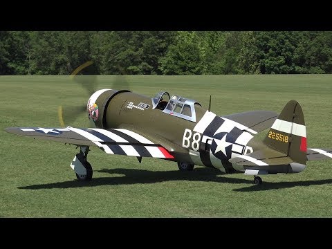 RC P-47 Razorback Moki 250cc - Joe Nall 2017