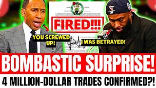 🚨 BOMB NEWS! 4 SHOCKING TRADES IN THE BOSTON CELTICS | JAYLEN BROWN FIRED! | GIANNIS SIGNED!