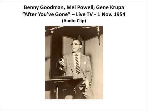 Benny Goodman Trio with Mel Powell and Gene Krupa Live TV 1954