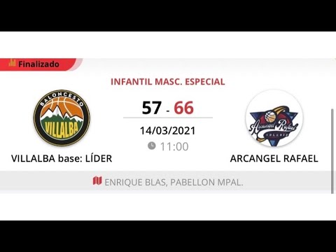 Infantil masc A VILLALBA BASE:LÍDER - ARCÁNGEL RAFAEL